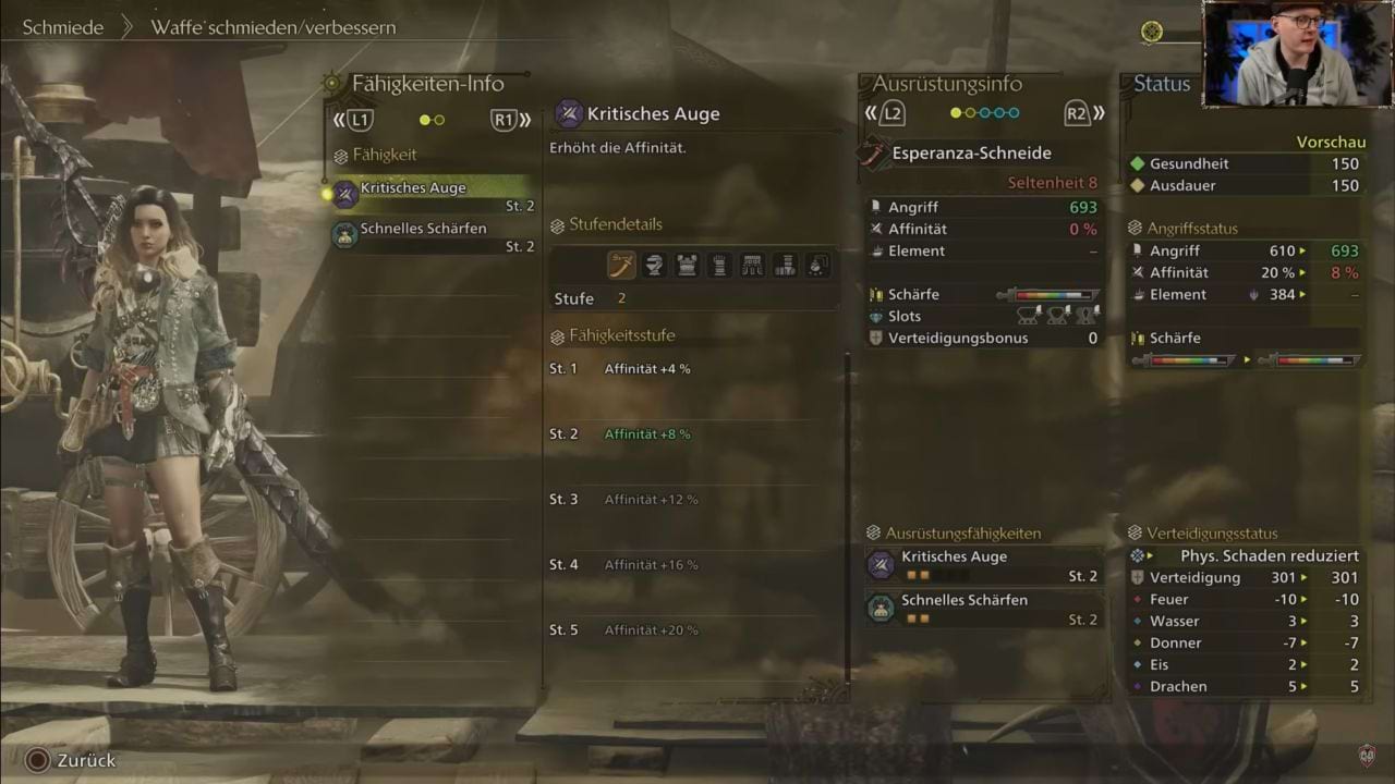 Affinität in Monster Hunter Wilds erhöhen